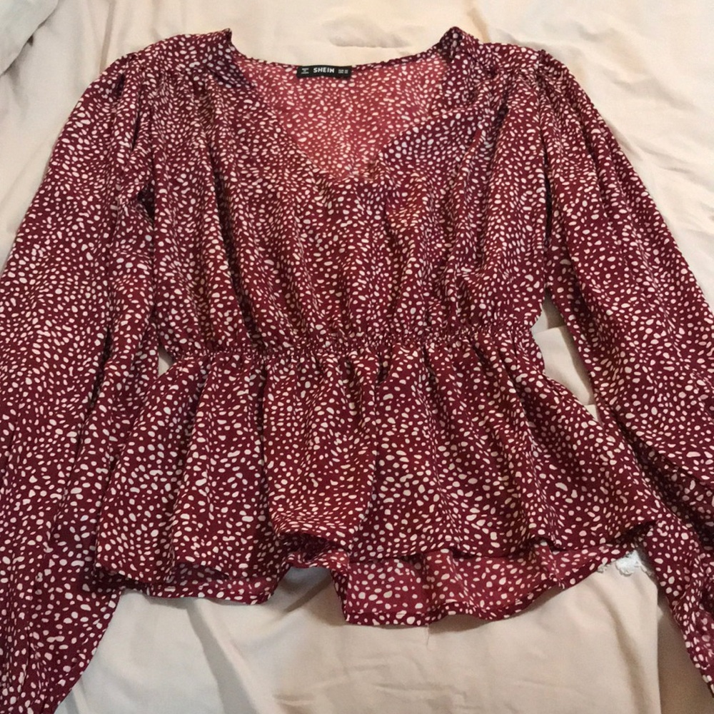Wide sleeve blouse